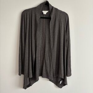 Liz Claiborne Cardigan Sweater - Charcoal Gray